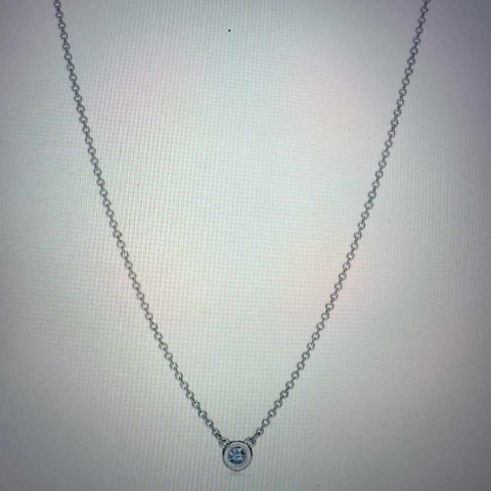 Tiffany & Co 16" sterling silver Elsa Peretti necklance. - Picture 2 of 6